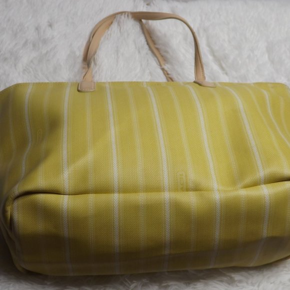 Coach Legacy Weekend Ticking Stripe Large Bag - Picture 8 of 12